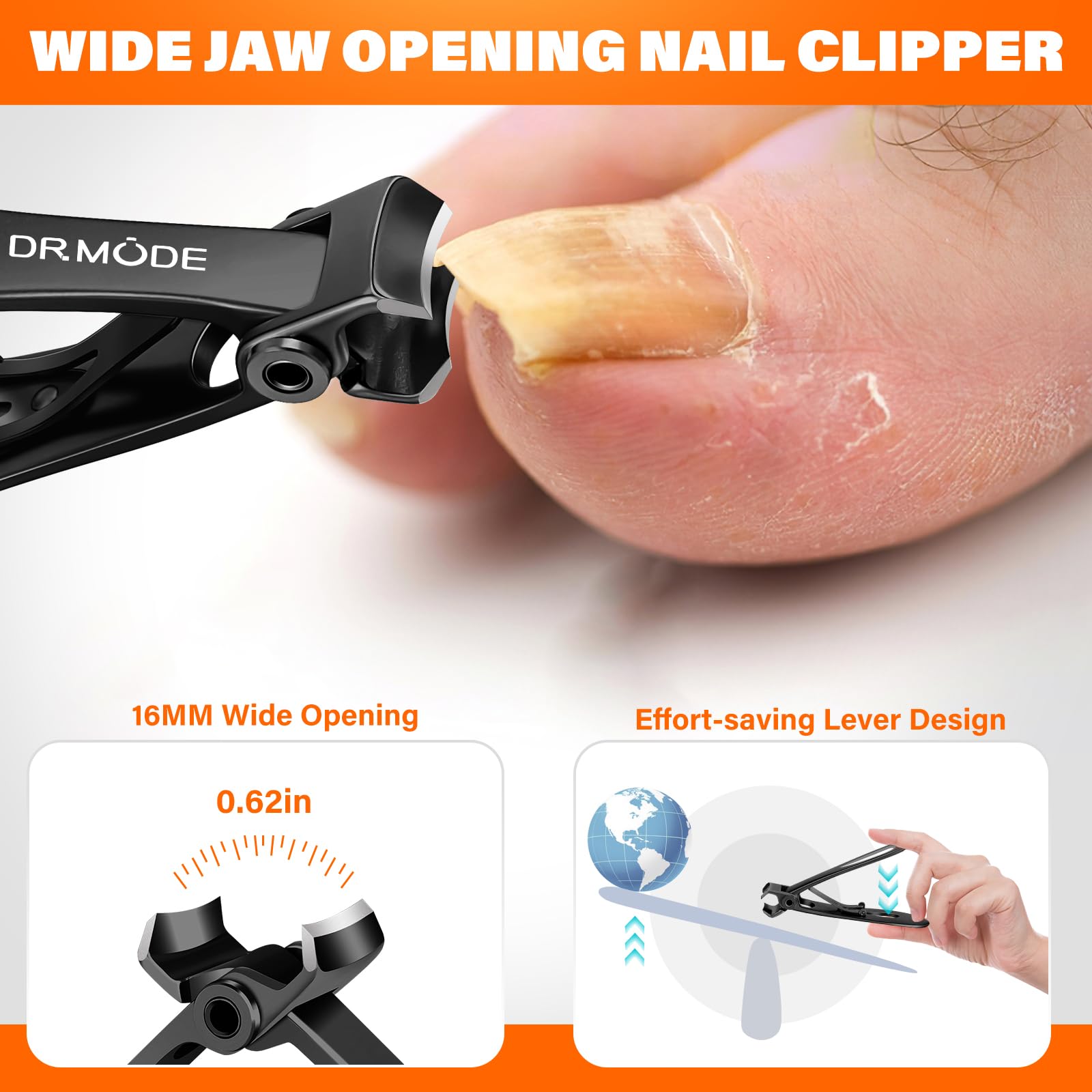 DRMODE lame incline 45 degres pour coupe precise et sans douleur