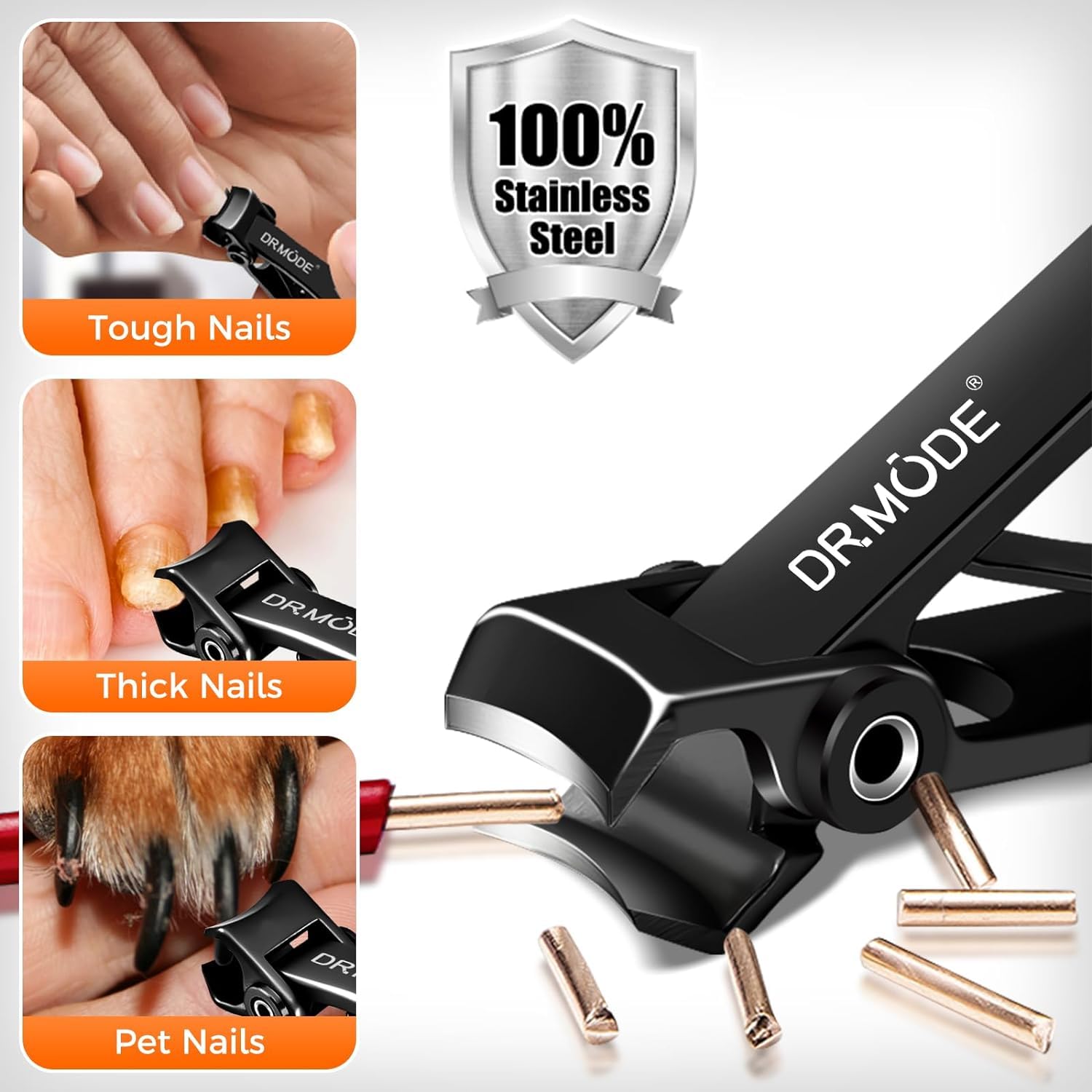 DRMODE lame inox affutee, coupe nette et durable.
