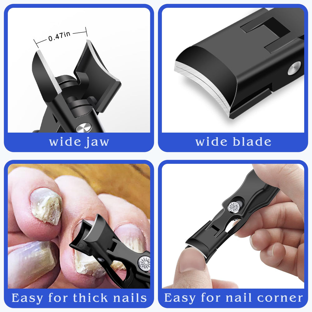 DRMODE ouverture extragrande : ouverture large pour couper les ongles épais avec précision.