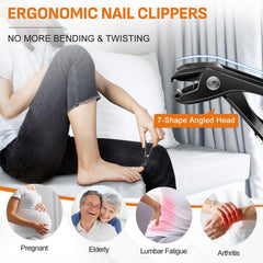 DRMODE ouverture grande et machoire large pour ongles épais et coupe facile.