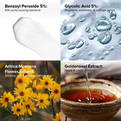 DRMTLGY spot-treatment : application locale sur le visage.