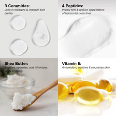 DRMTLGY application crème cou massage doux pour confort quotidien.