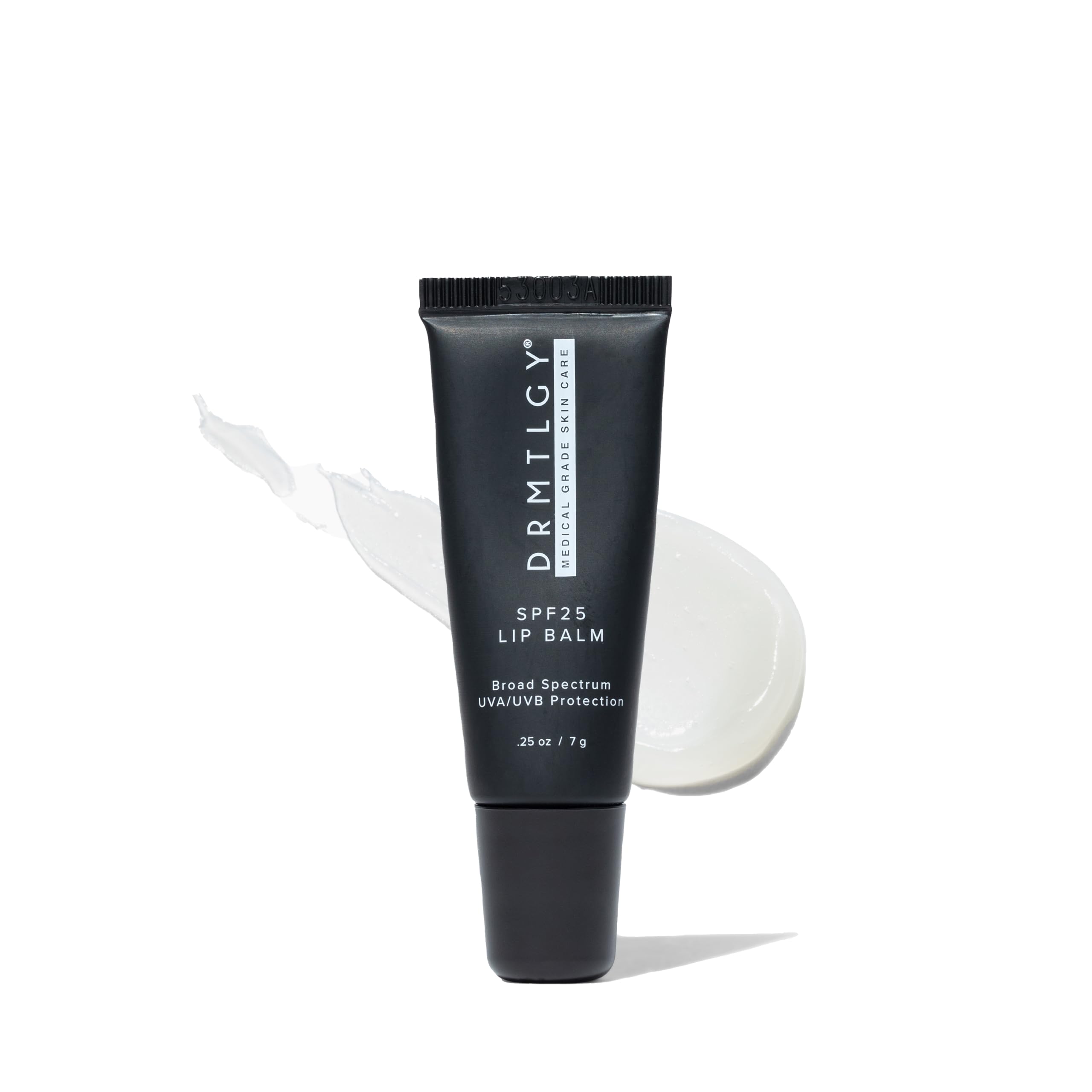 DRMTLGY baume lèvres SPF25 hydratant pour lèvres sèches et abîmées.