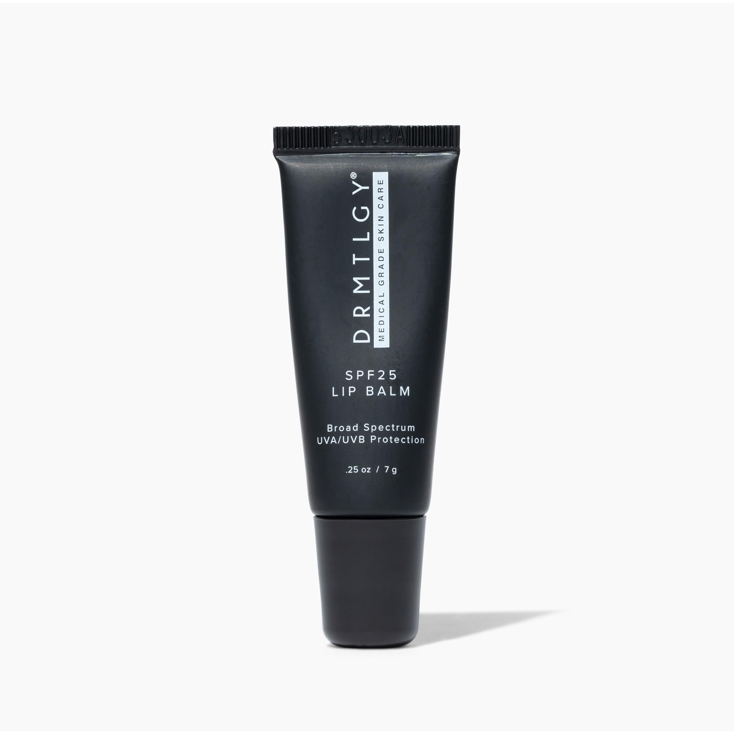 DRMTLGY baume lèvres SPF25 menthol frais apaise et rafraîchit.