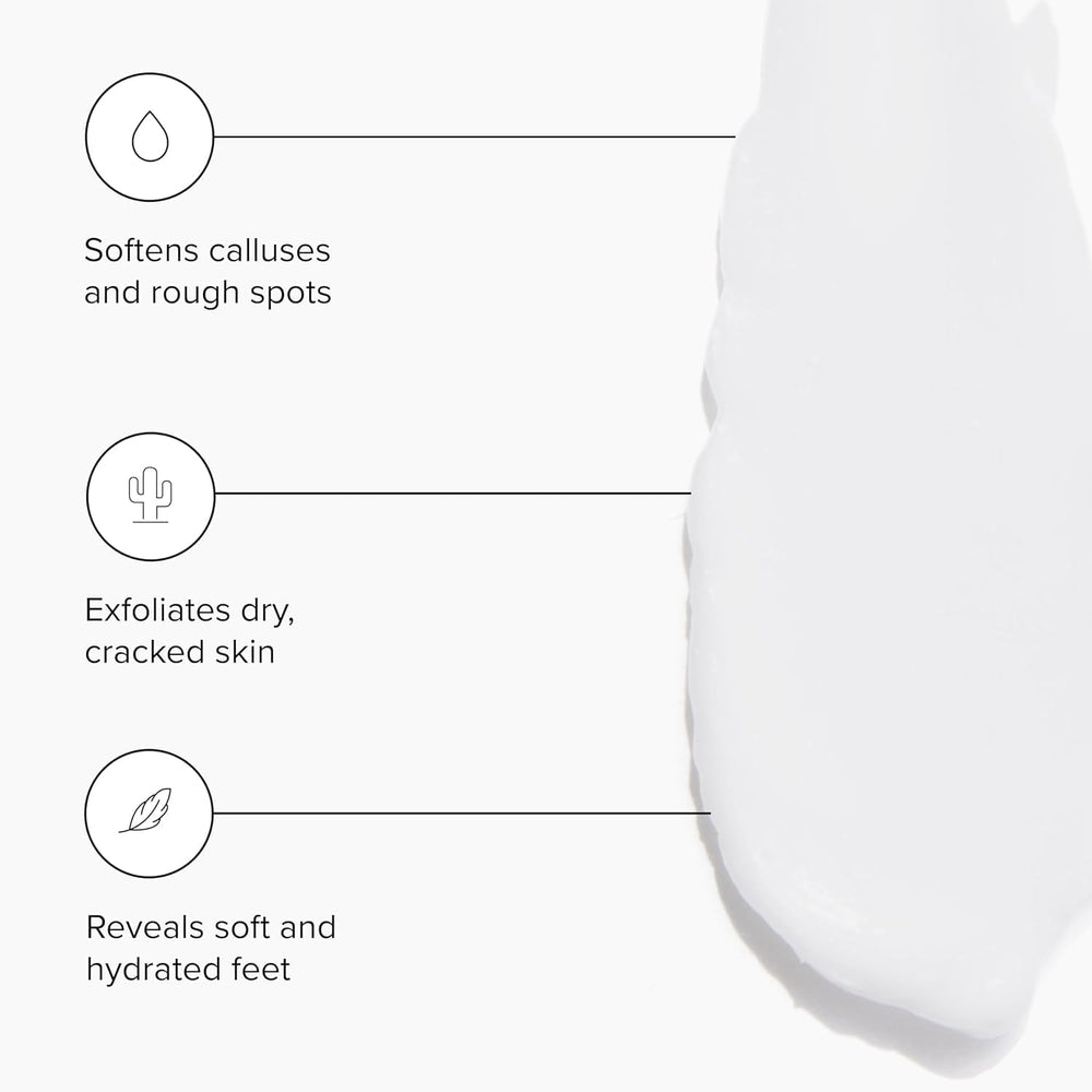 DRMTLGY Crème Pieds Callosités : exfolie en douceur pour peau plus lisse.