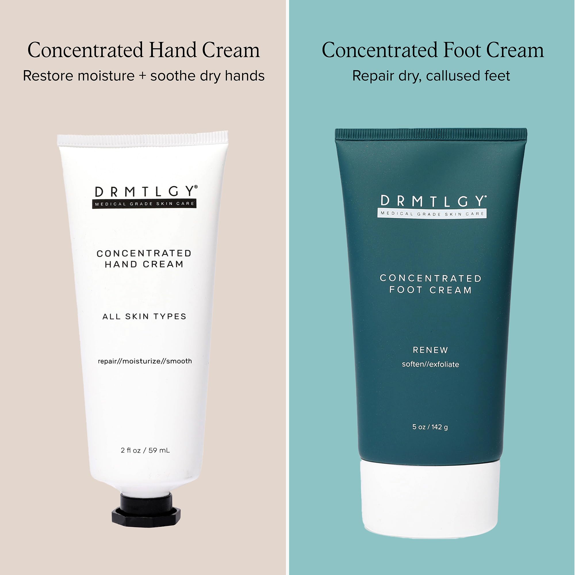 DRMTLGY Crème Pieds Tous Types de Peau : formulation douce et sûre.