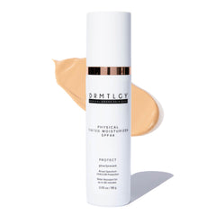 DRMTLGY crème-teintee-minerale-spf44 – bouteille élégante et protection solaire quotidienne.