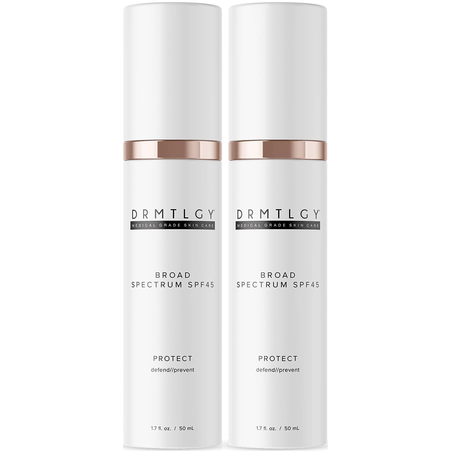 DRMTLGY écran solaire visage anti-âge clair, hydratant et non comédogène pour peau sensible