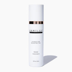 DRMTLGY Hydration Booster sérum dans sa bouteille, hydratation durable.
