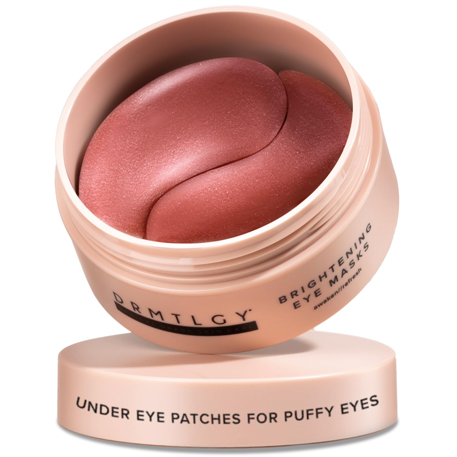 DRMTLGY masques yeux brillants paquet, hydratation rapide et regard éveillé.