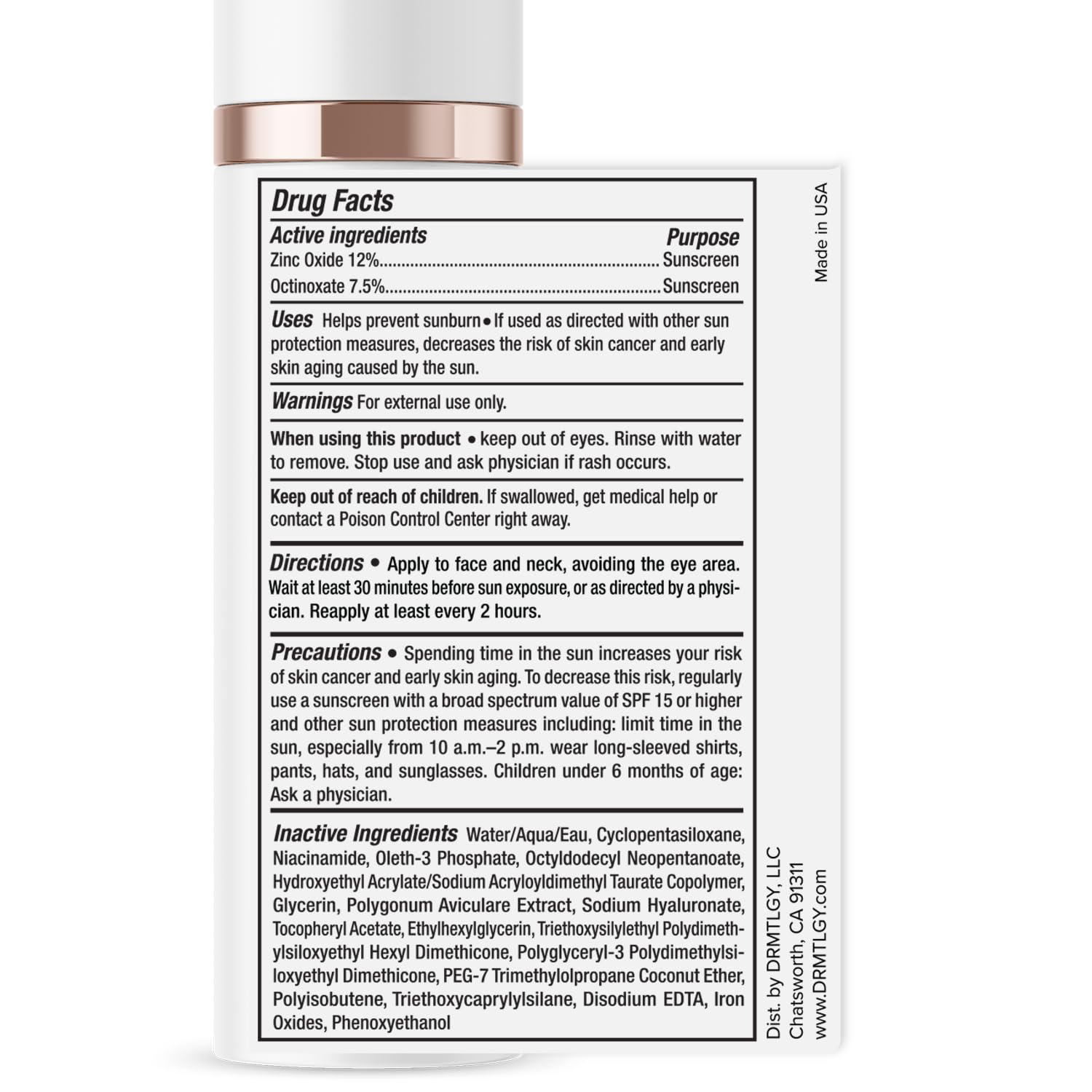 Routine quotidienne DRMTLGY alliant hydratation et protection