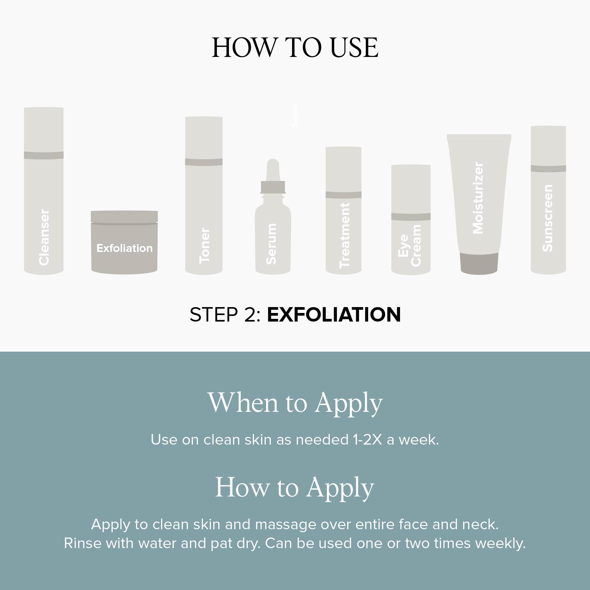 DRMTLGY produit sans parabènes et sans sulfates pour une routine propre.