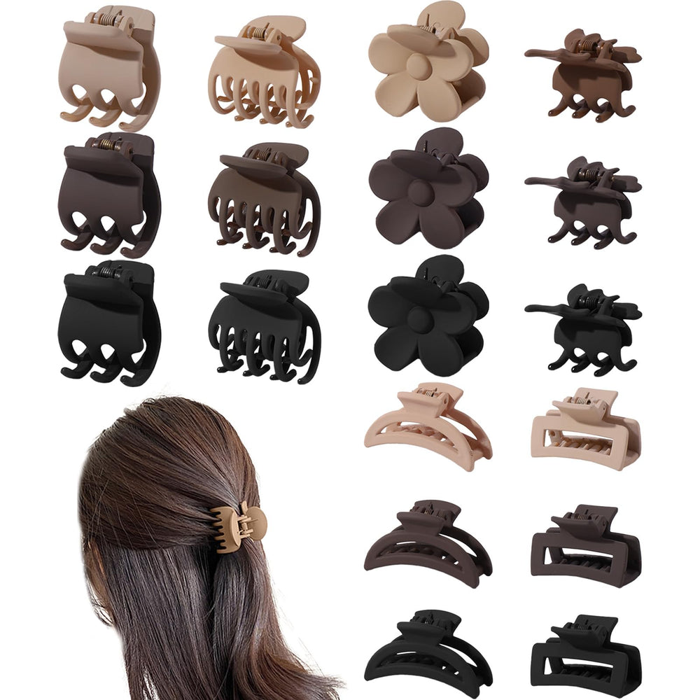 Pinces Drnytunk mini papillon et fleur, ajout chic pour coiffure.