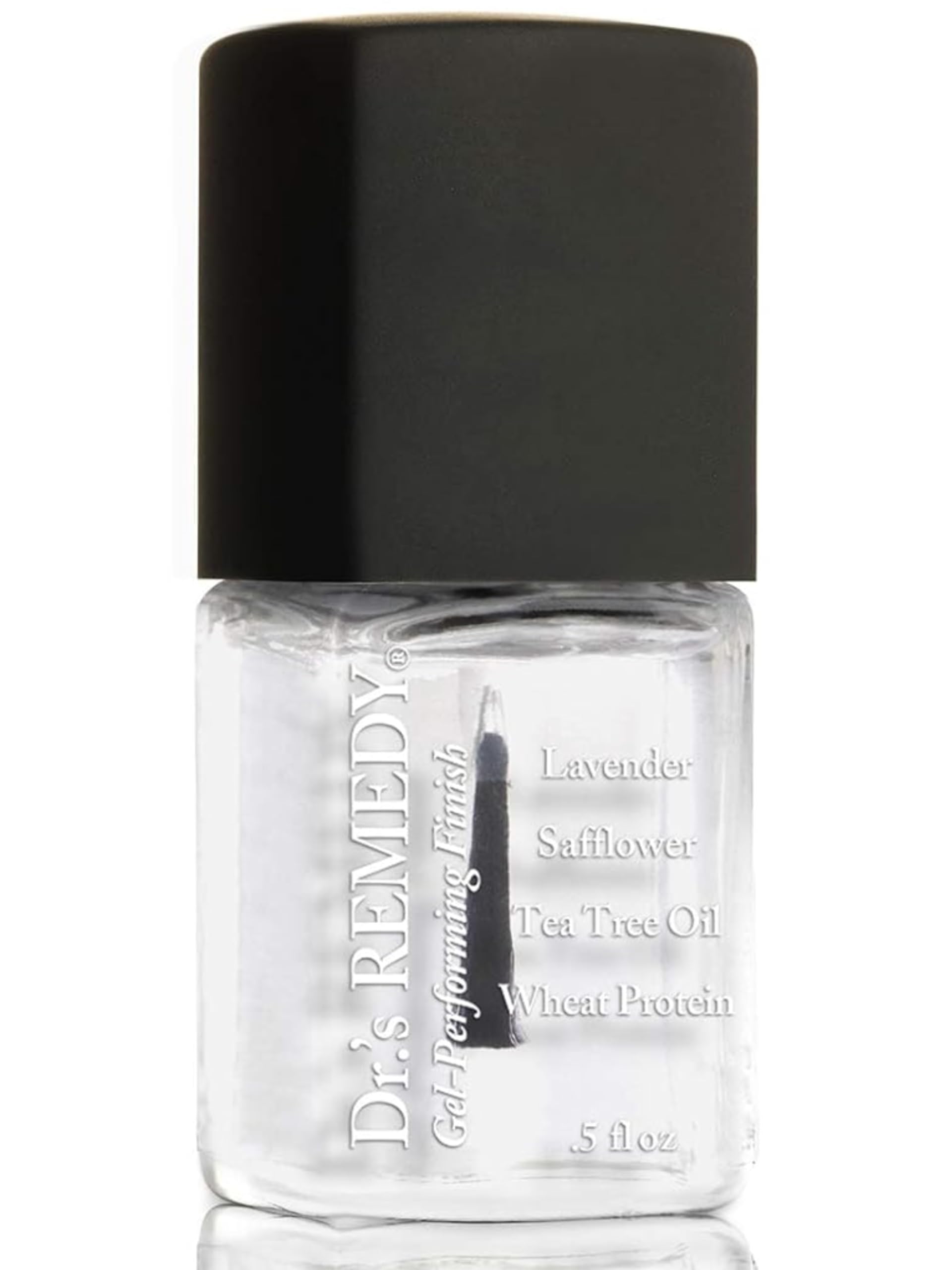 Dr.'s Remedy Calming Clear : flacon-vernis pour renforcer et hydrater les ongles.