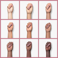 Dr.’s Remedy Enriched Nail Polish Reflective Rose on nails shows long wear potential