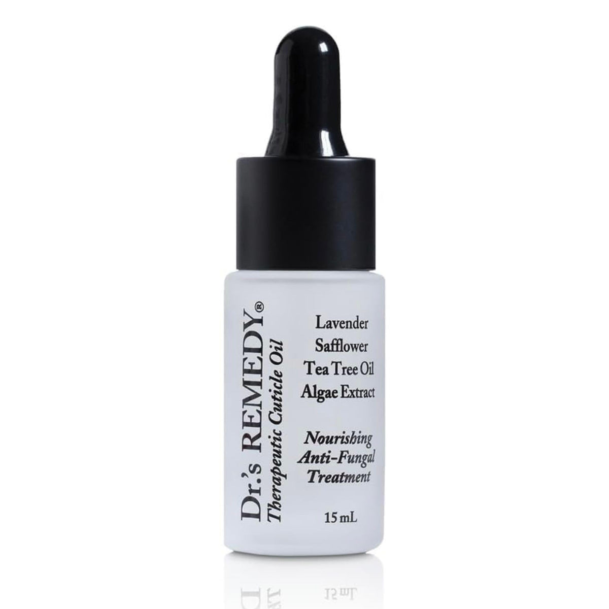 Dr.'s Remedy Caress Cuticle Oil — bouteille hydratante pour cuticules sèches.