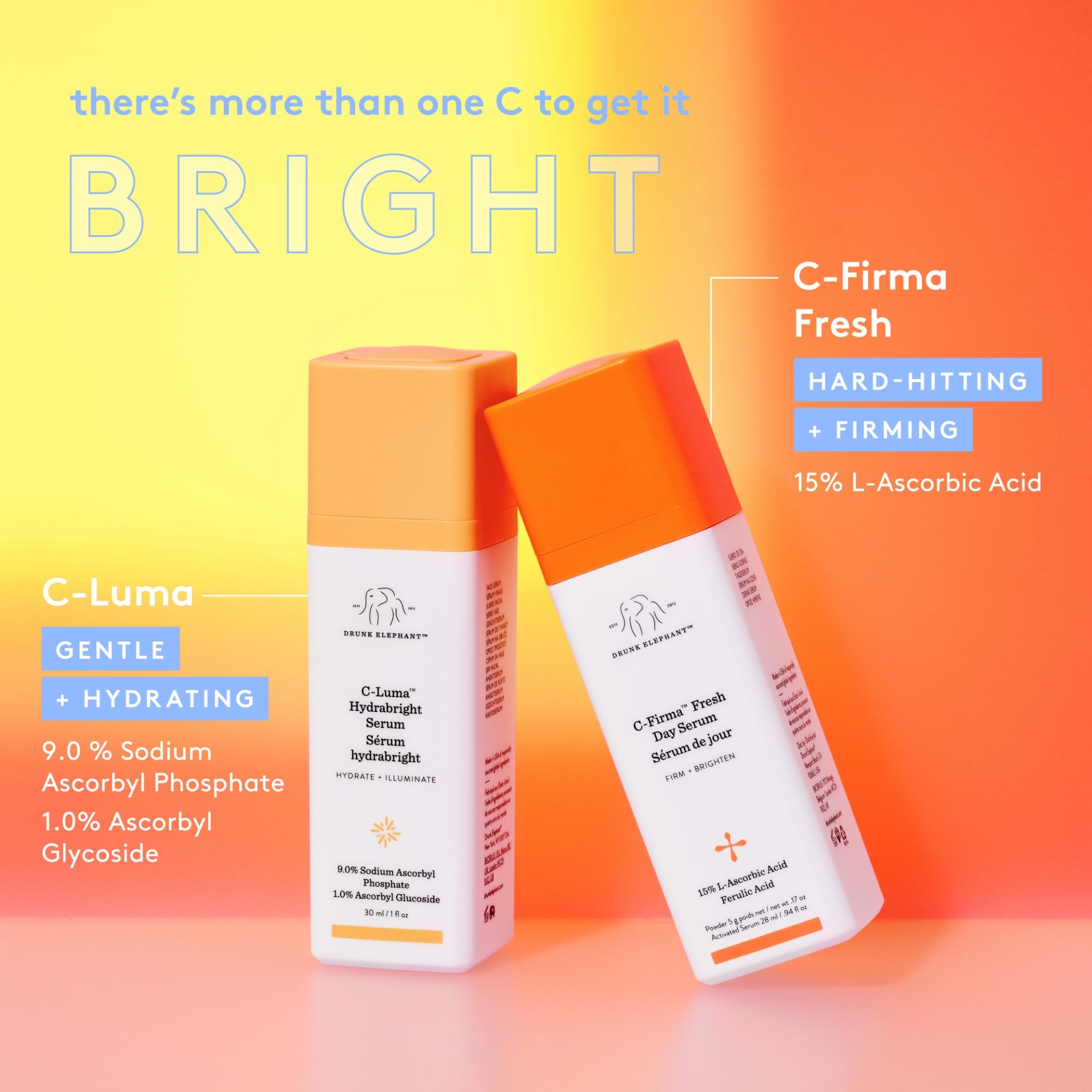 Protection solaire recommandée après l'application Drunk Elephant C-Firma.