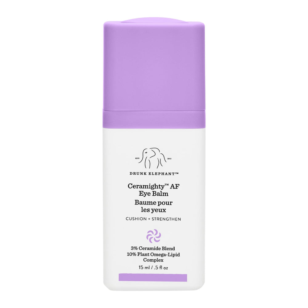 Drunk Elephant Ceramighty AF contour des yeux, texture hydratante pour un regard frais.