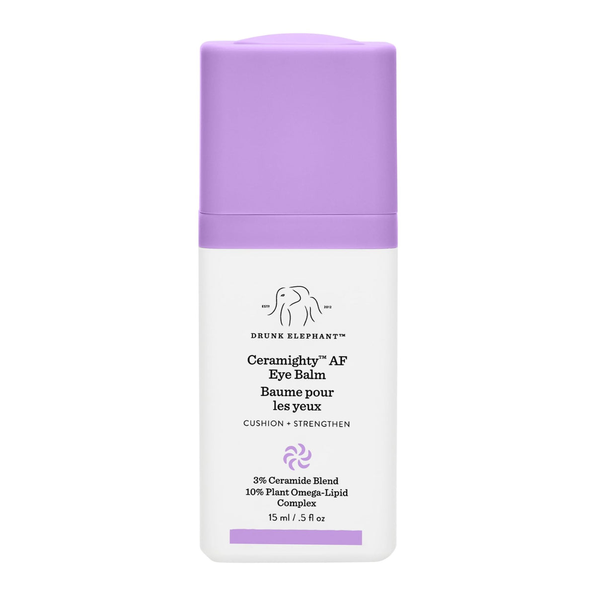 Drunk Elephant Ceramighty AF contour des yeux, texture hydratante pour un regard frais.