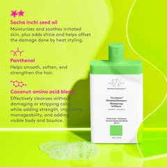 Drunk Elephant shampooing Cocomino glossant — cheveux propres et légers après lavage