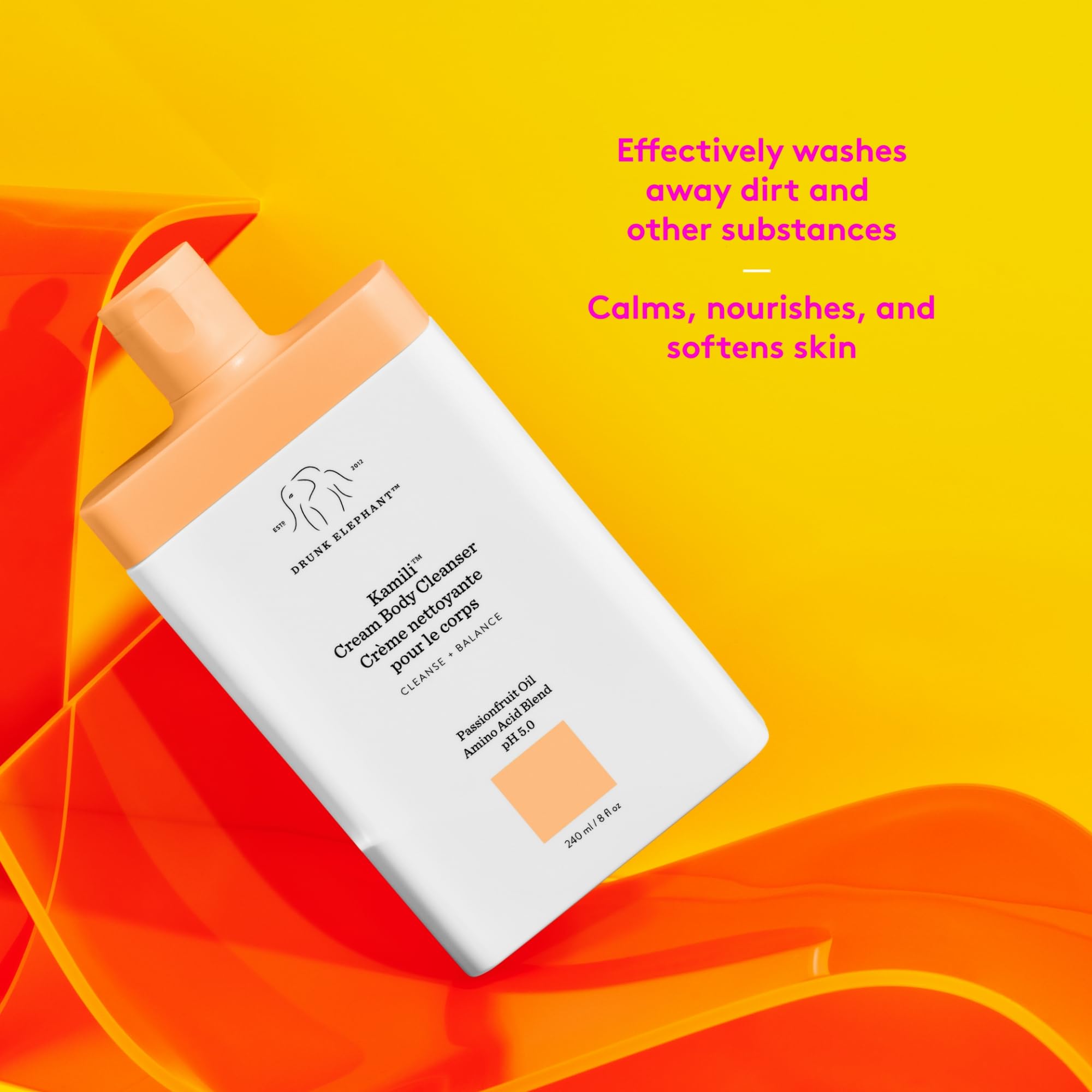 Drunk Elephant Kamili Crème Corps richesse en lipides pour une douceur durable.