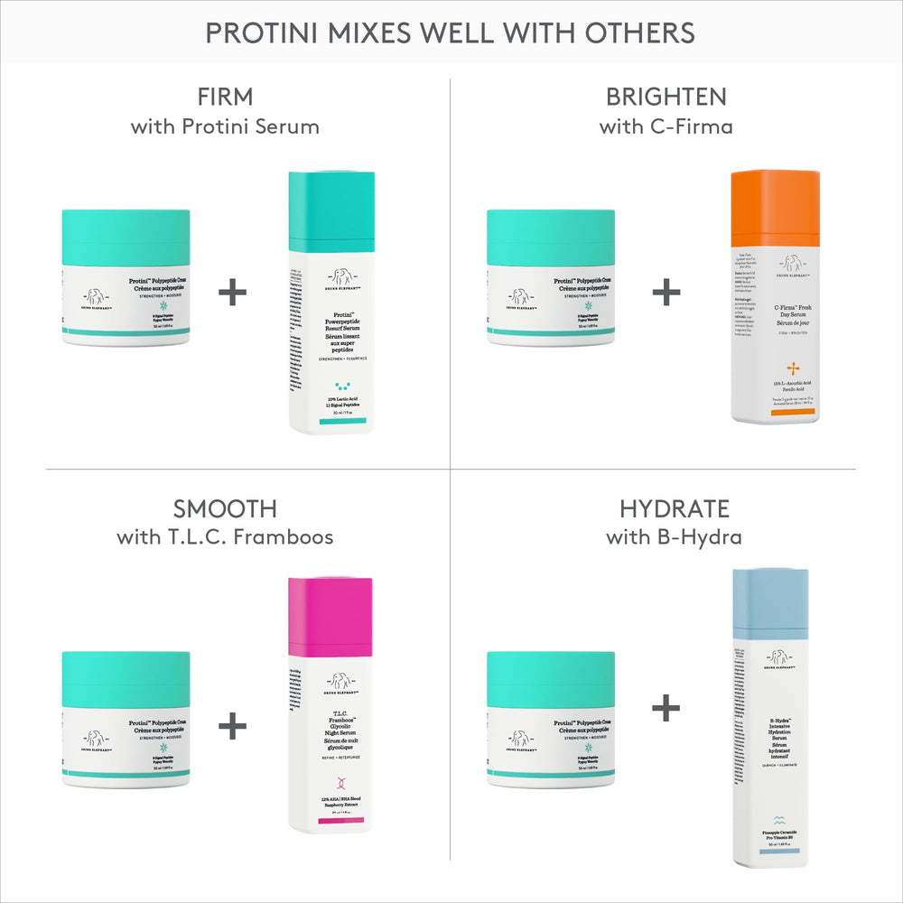 Pompe pratique Protini de Drunk Elephant: dosage précis et expérience sans effort.