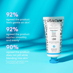 Drunk Elephant Umbra Sheer SPF30, teinte légère, se fond parfaitement dans la peau.