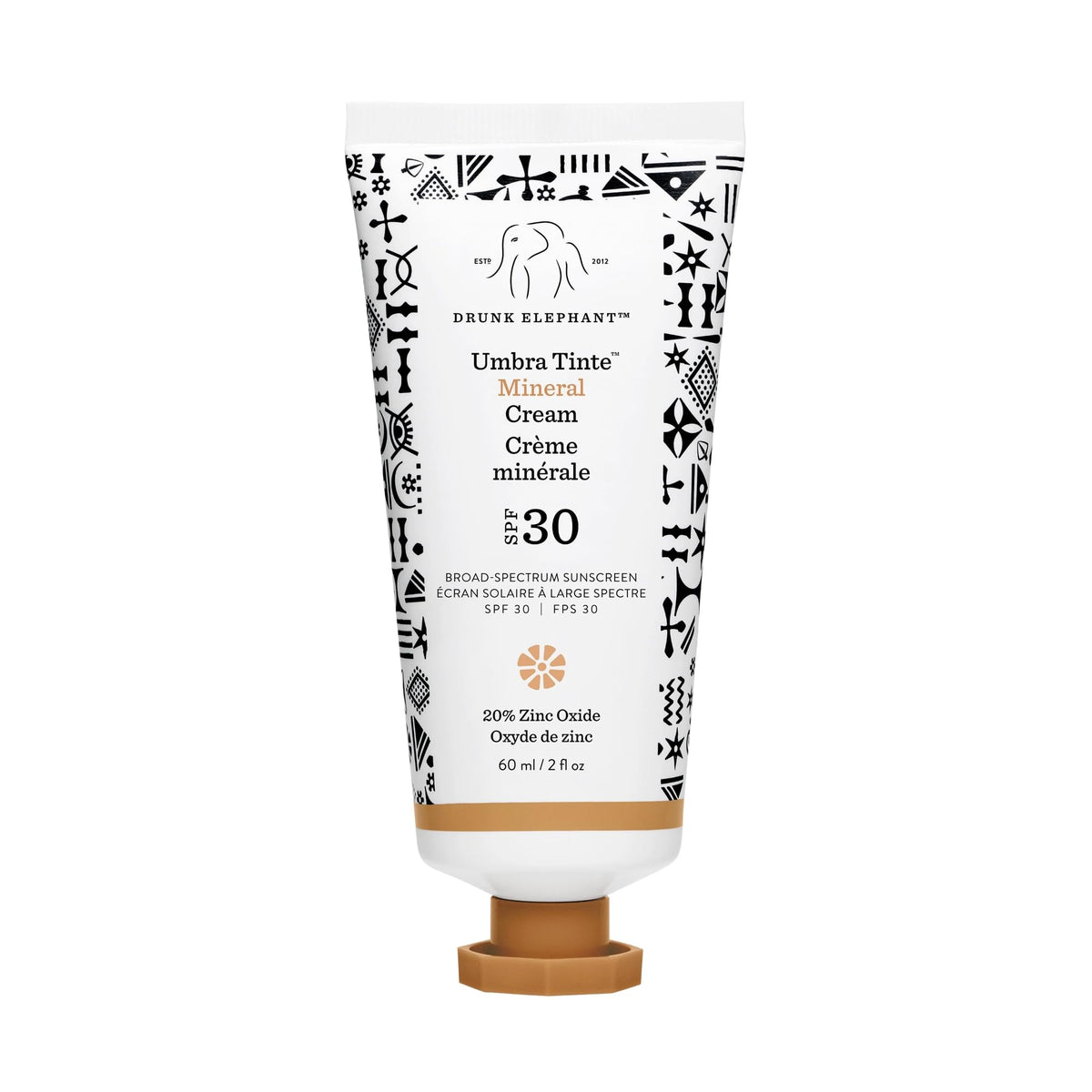 Umbra Tinte Drunk Elephant crème minérale SPF30 60ml, fini léger et naturel