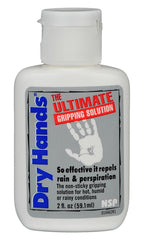 Dry Hands – lotion topique 2 oz, bouteille, améliore la prise en main sèche même sous transpiration