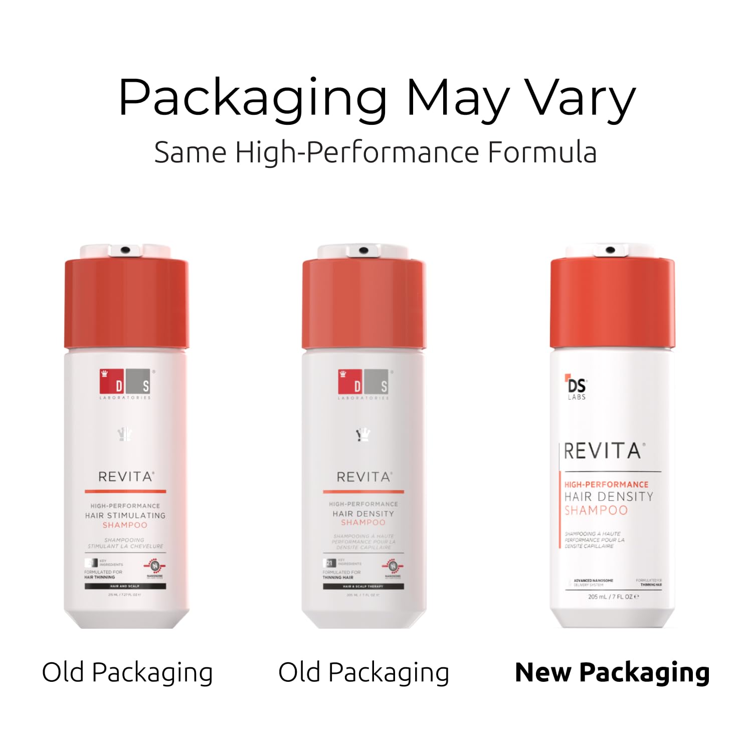 Revita Shampoo DS Laboratories, lavage: cuir chevelu propre et cheveux souples.