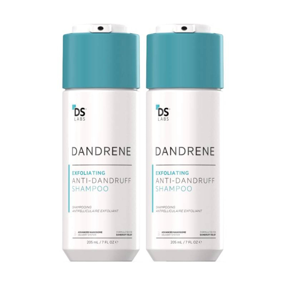 DS Labs Dandrene - Bouteille de shampoing, soin du cuir chevelu sensible.