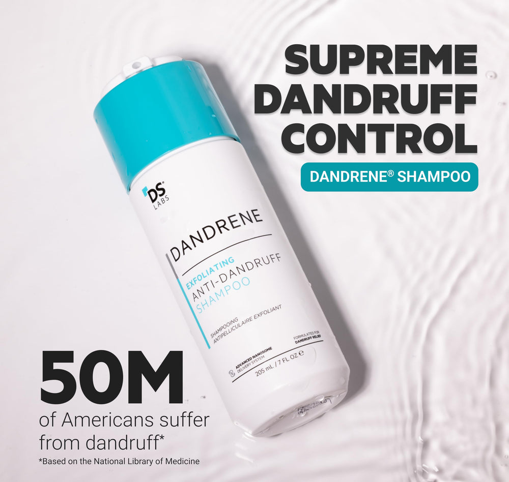 Dandrene apaise durablement le cuir chevelu après rinçage.