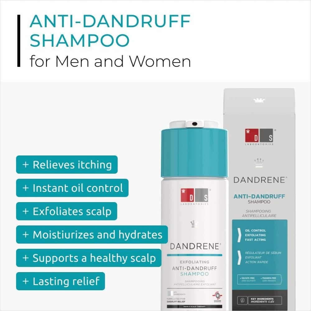 DS Labs Dandrene – Texture-mousse, application facile et sensation de fraîcheur.