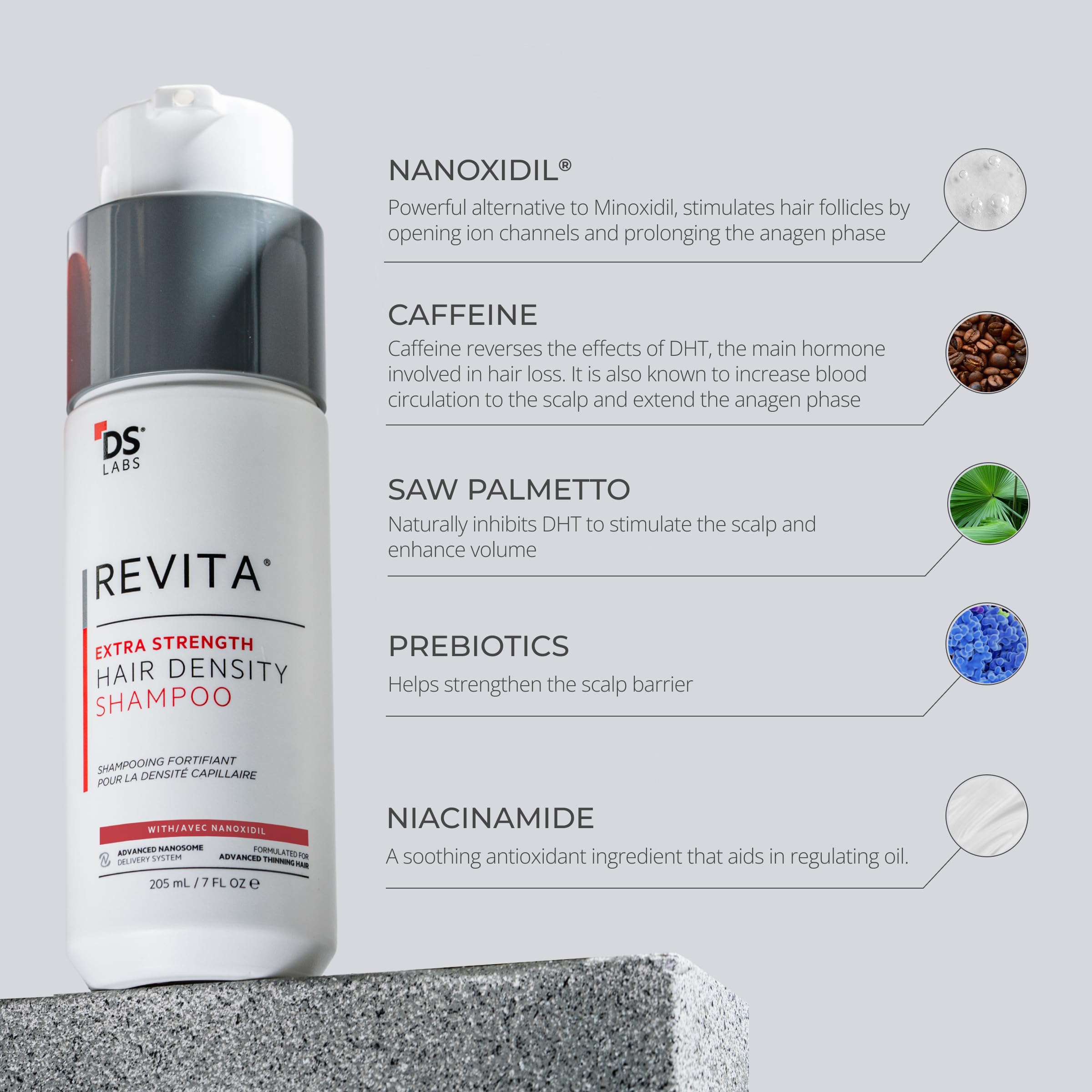 Revita DS Labs: nettoyage en douceur du cuir chevelu et sensation de fraîcheur
