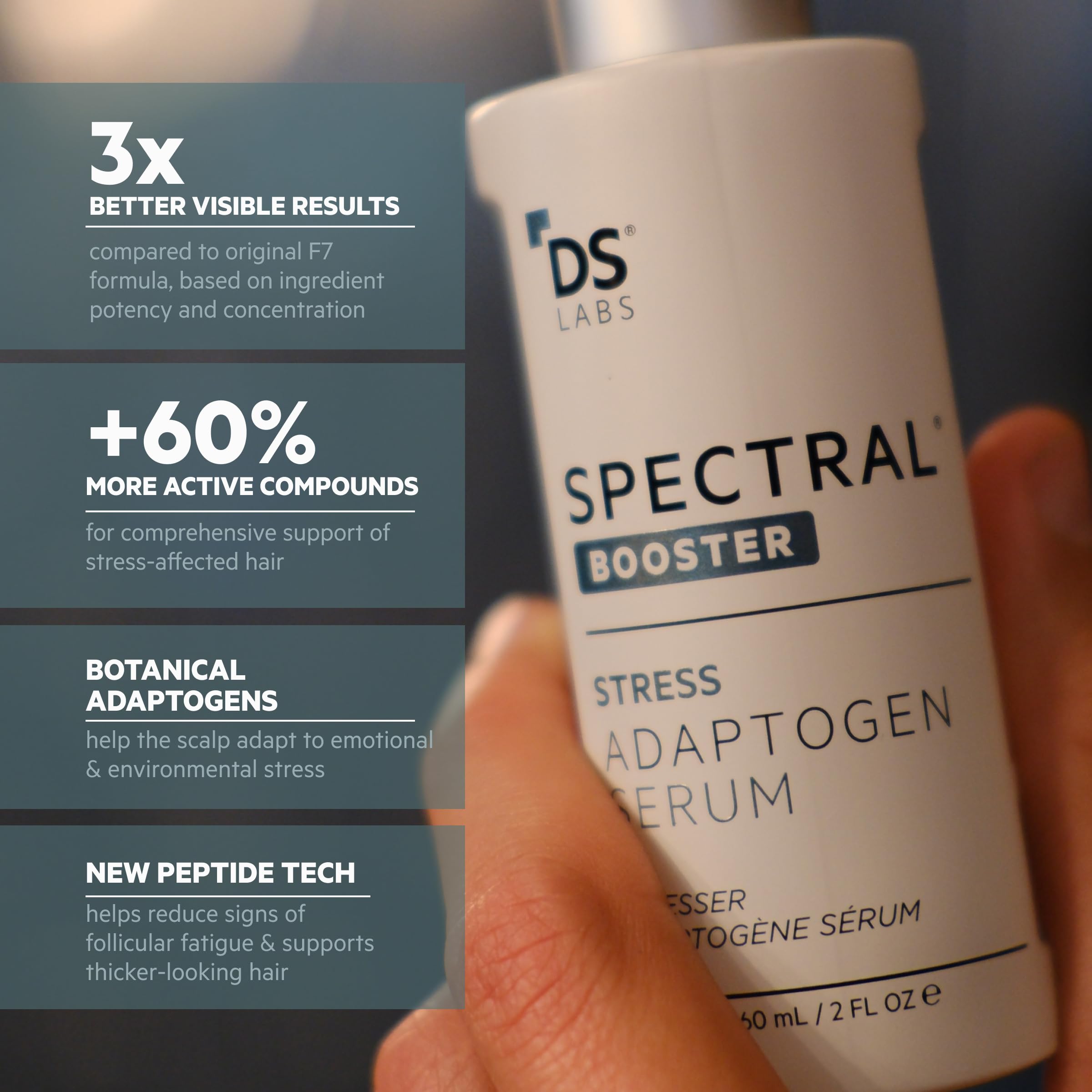 Spectral Booster, sérum non gras idéal sous d autres soins capillaires.