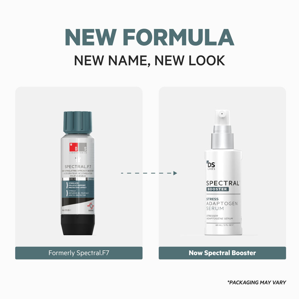 Spectral Booster — application quotidienne, cheveux plus fournis sans sensation grasse.