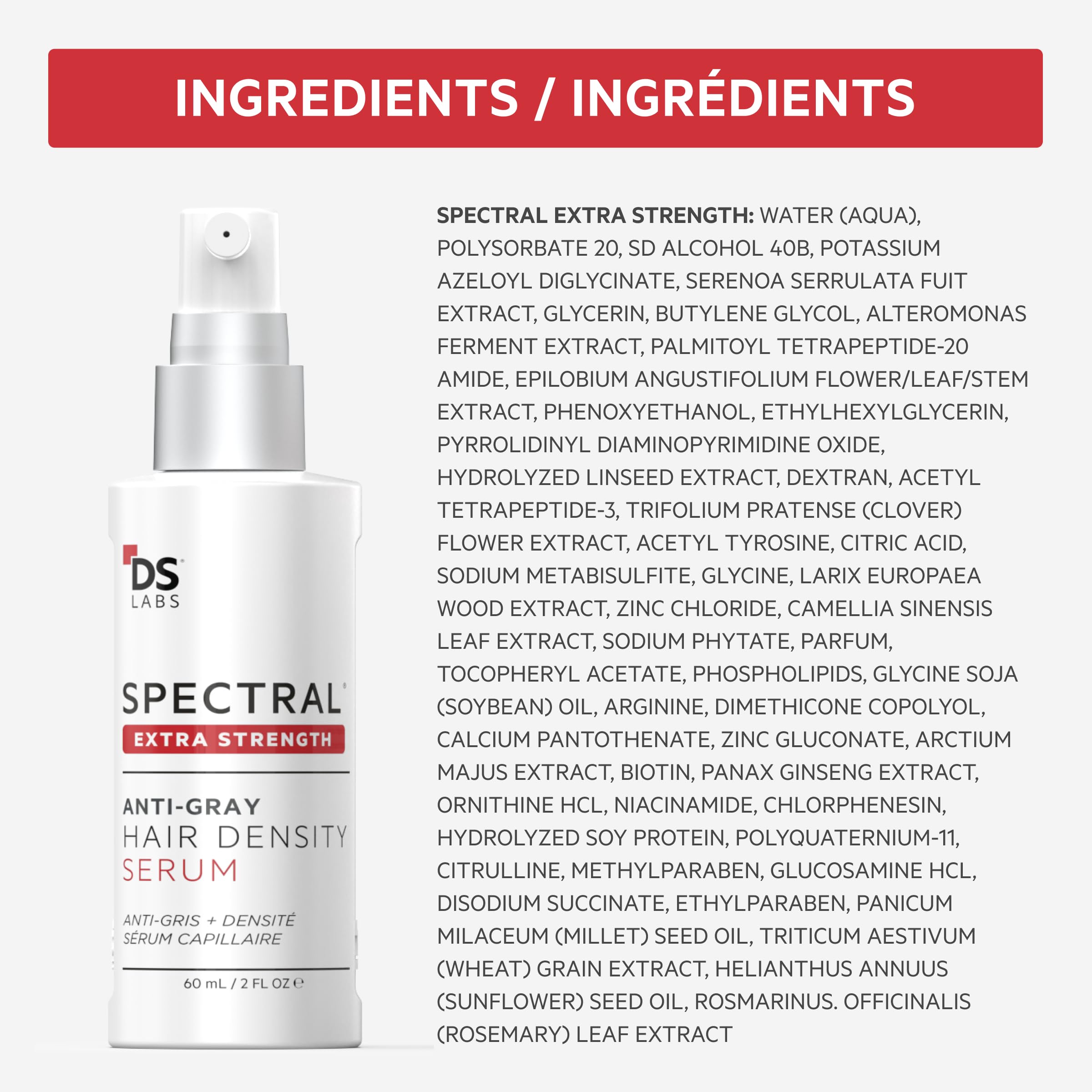 Spectral Extrême: ensemble triple de 60 ml pour une utilisation continue.