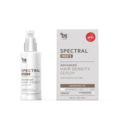 Spectral Men DS Laboratories – bouteille 60 ml, apparence capillaire plus volumineuse.
