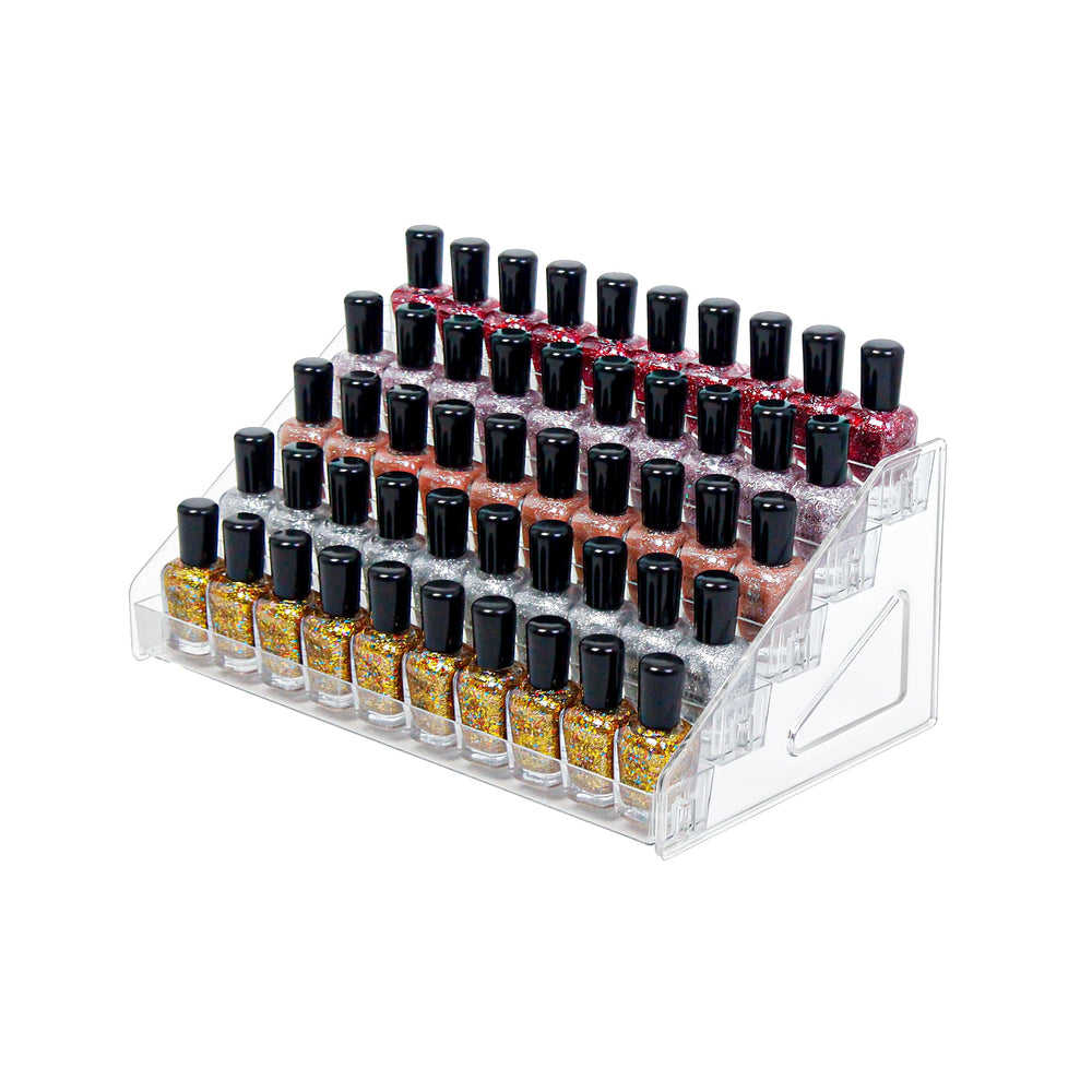 Rangement clair DTXIAQIAO à 5 niveaux pour vernis, accès rapide.