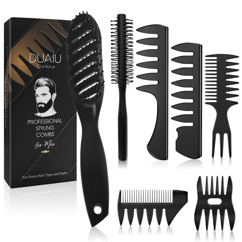 DUAIU brosse ventillée courbée pour un coiffage fluide et rapide.