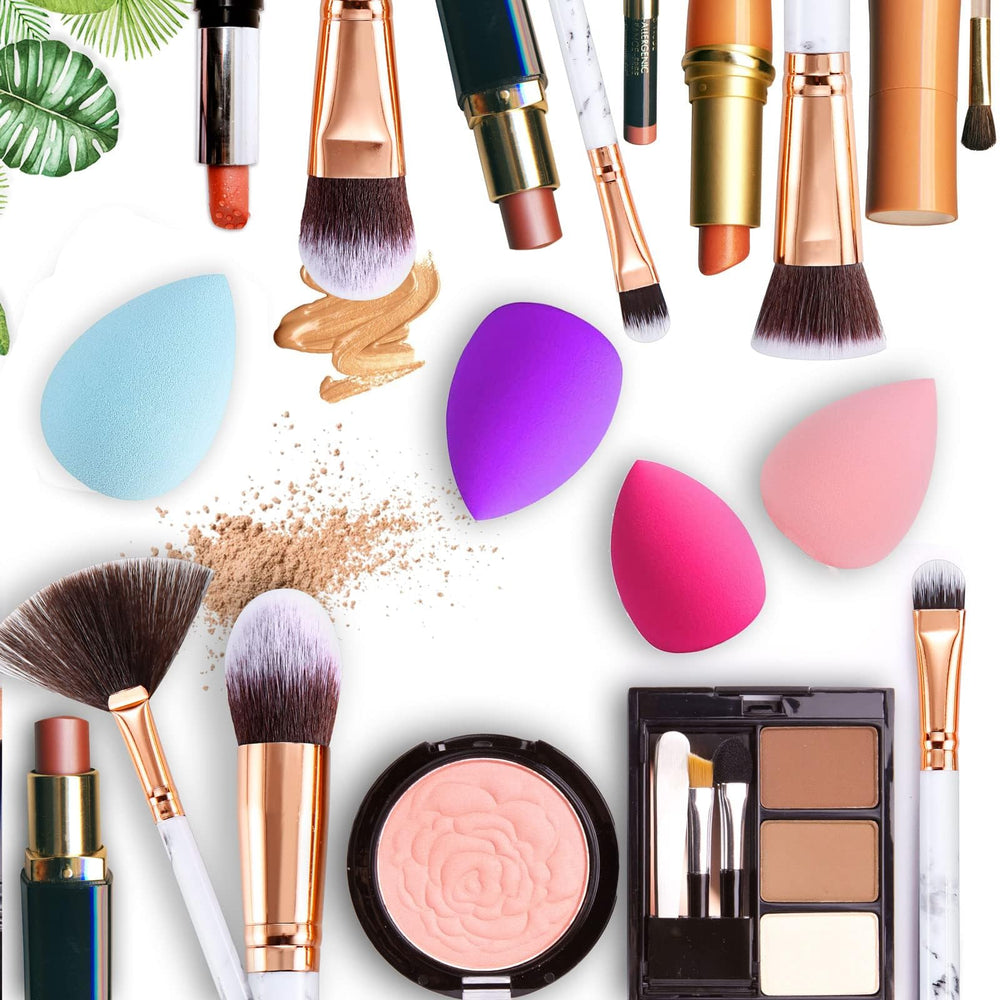 Éponge maquillage DUAIU à 4 couleurs pour liquides et poudres