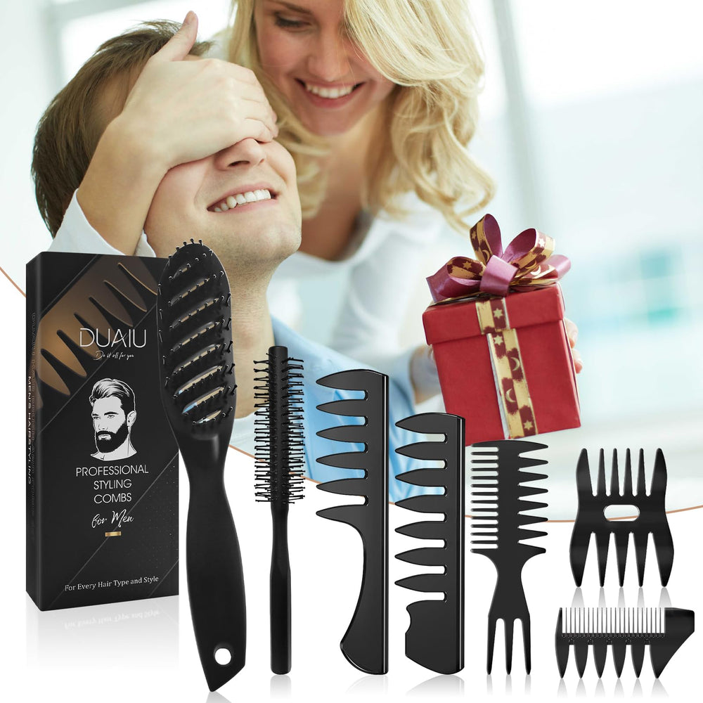 DUAIU usage quotidien coiffage homme pour une apparence soignée.