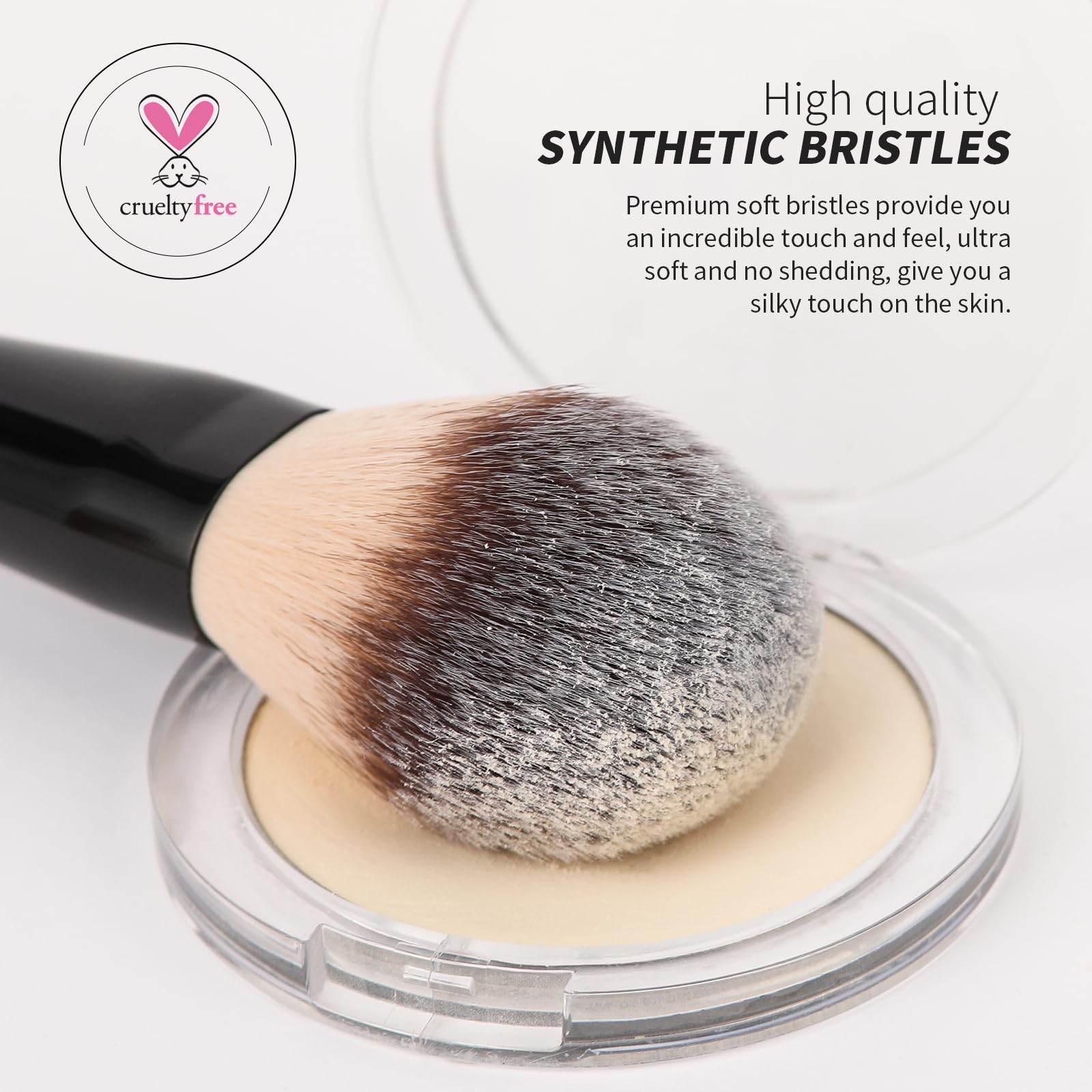 DUcare outil pour blush et bronzer, fusion sans traces.