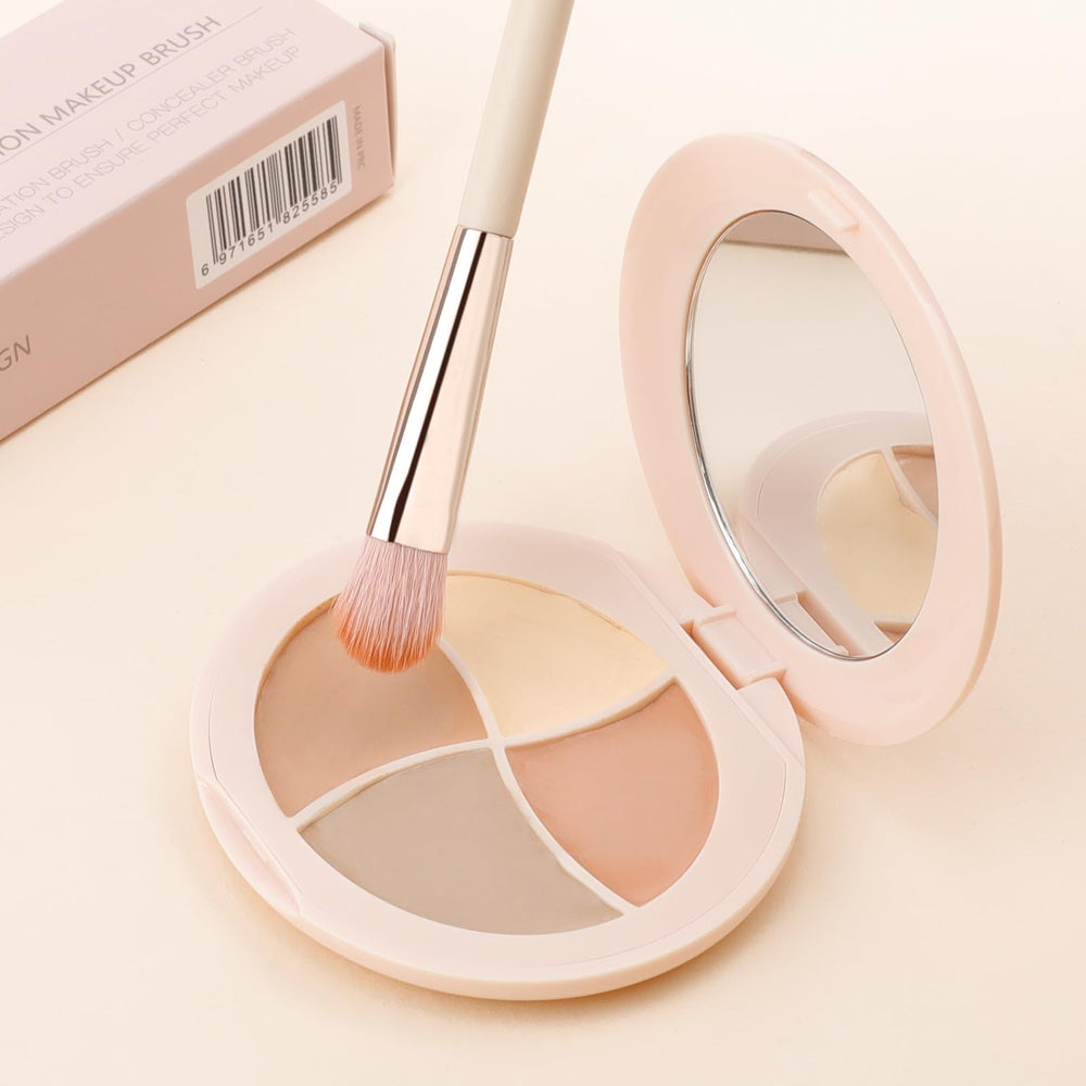 DUcare kit kabuki deux pinceaux: fond et correcteur polyvalents
