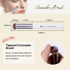 DUcare pinceau contour kabuki, précision pour sculpter le visage.