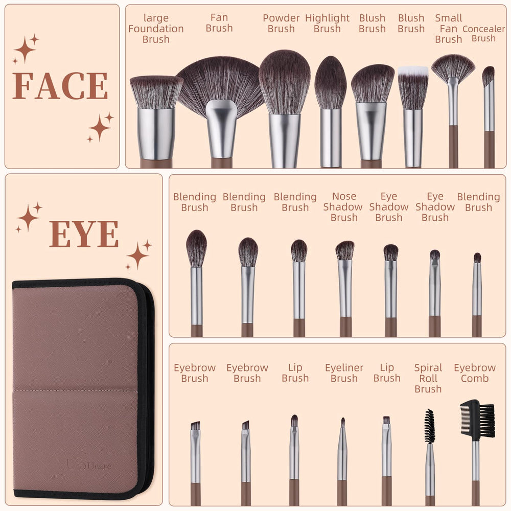 Pinceau DUcare blush, fini délicat et contrôle de la couleur.