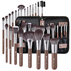 Pinceaux DUcare ensemble 22 pièces avec étui, rangement pratique pour voyage.