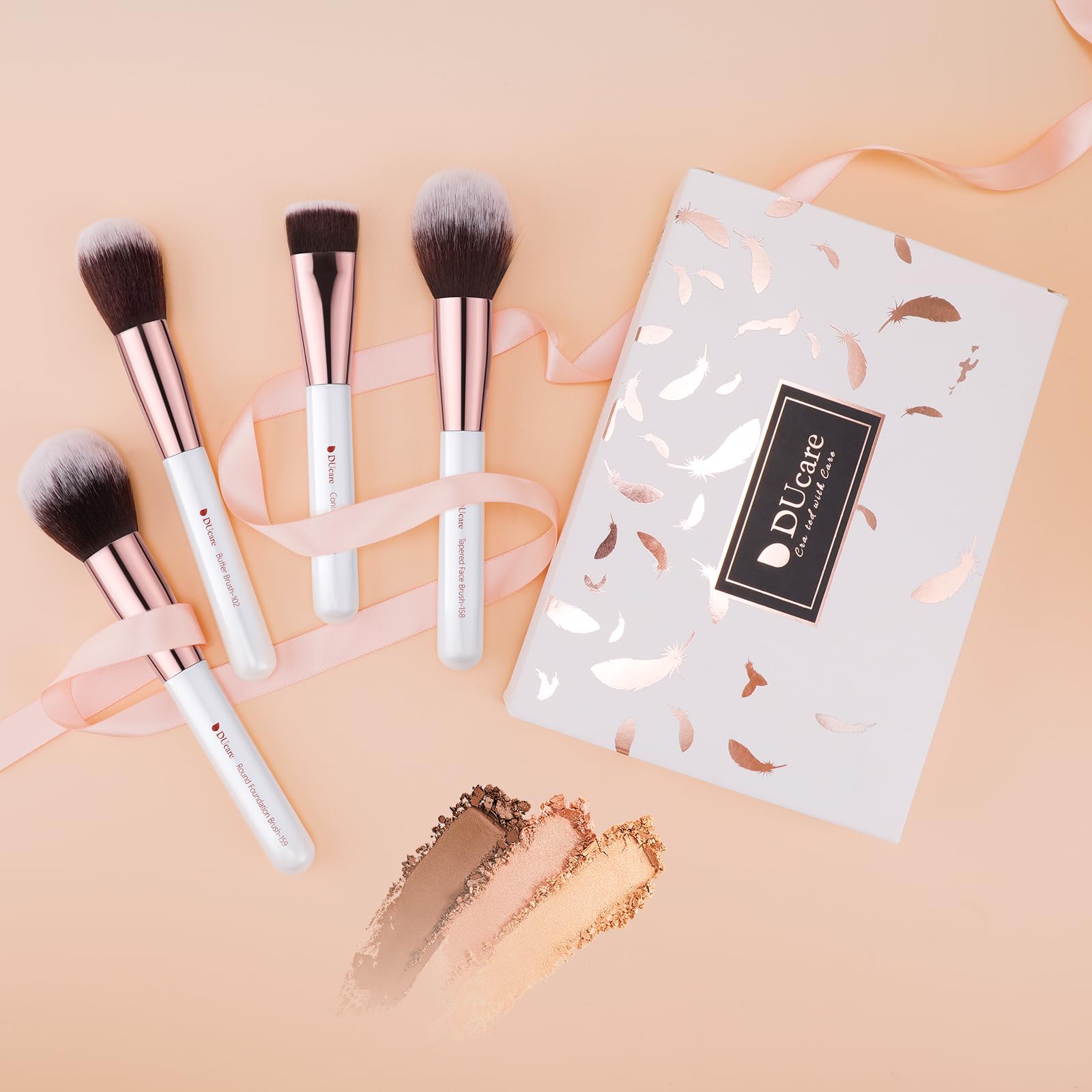 DUcare pinceaux yeux 19 pièces pour palettes et fards, regards nets.