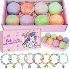 Bombes de bain Duchong licorne emballage adorable, cadeau parfait.