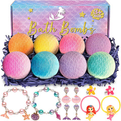 Duchong bombes bain sirène boîte cadeau - expérience festive pour filles